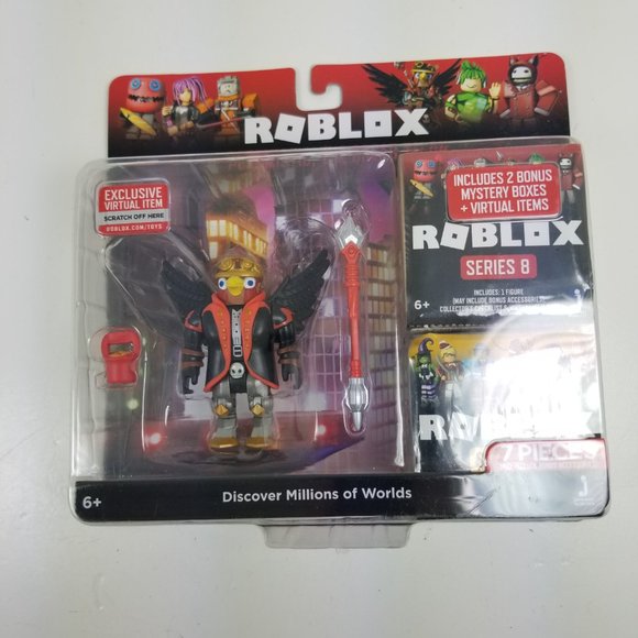 ROBLOX: PEZSMISTIC, THE DREAD TALON ACTION FIGURE! NEW! (SERIES 8) JAZWARES - Picture 11 of 12
